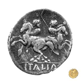 2c - Dioscuri impennati 90 BC (Corfinium) 2c - Dioscuri impennati 90 BC (Corfinium)